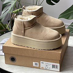UGG Ultra Mini Platform Sand 38