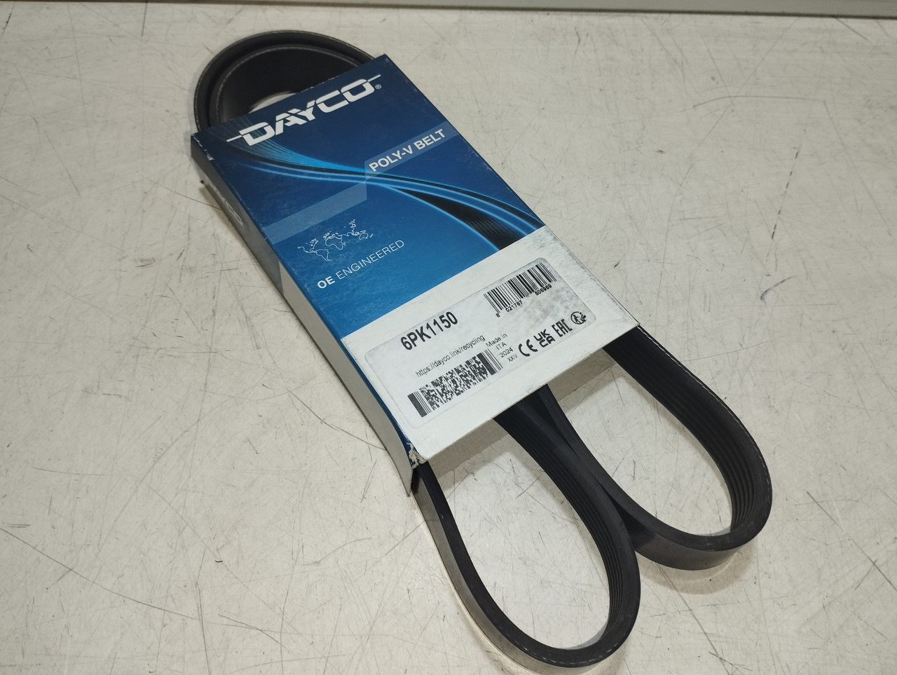 Dayco Ремінь полікліновий 6pk1150, фото 1