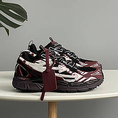 Off White Be Right Back Burgundy 42