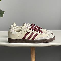 Adidas Samba OG Wonder White Maroon IG1987 36