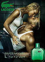 Eau de Lacoste L. 12.12 Vert туалетна вода 100 ml. (Лакоста Єау Де Л. 12.12 Верт), фото 2