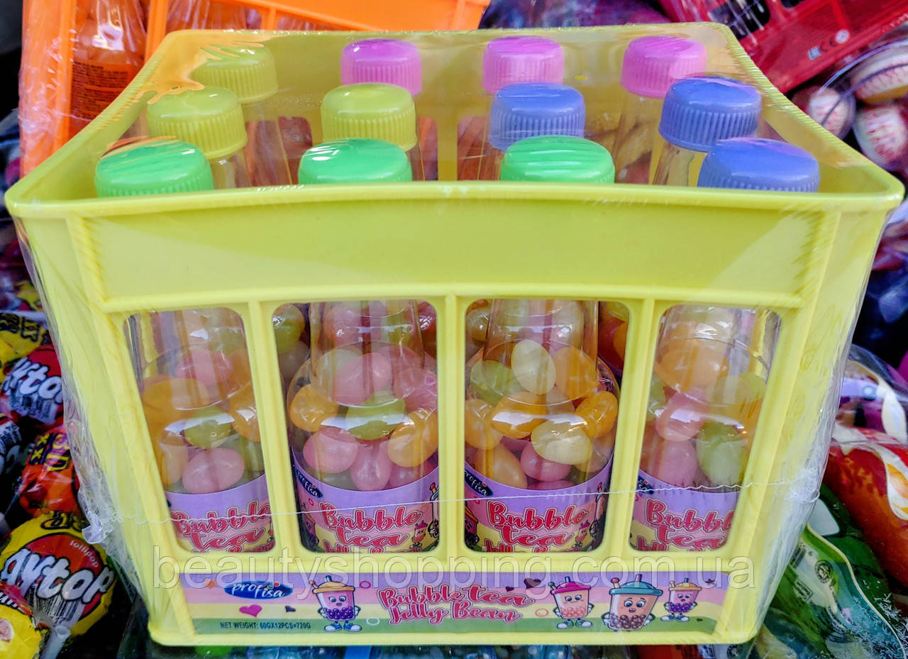 Желейні цукерки боби Jelly Beans Bubble Tea Jelly Beans 12 штук 60 г Profisa