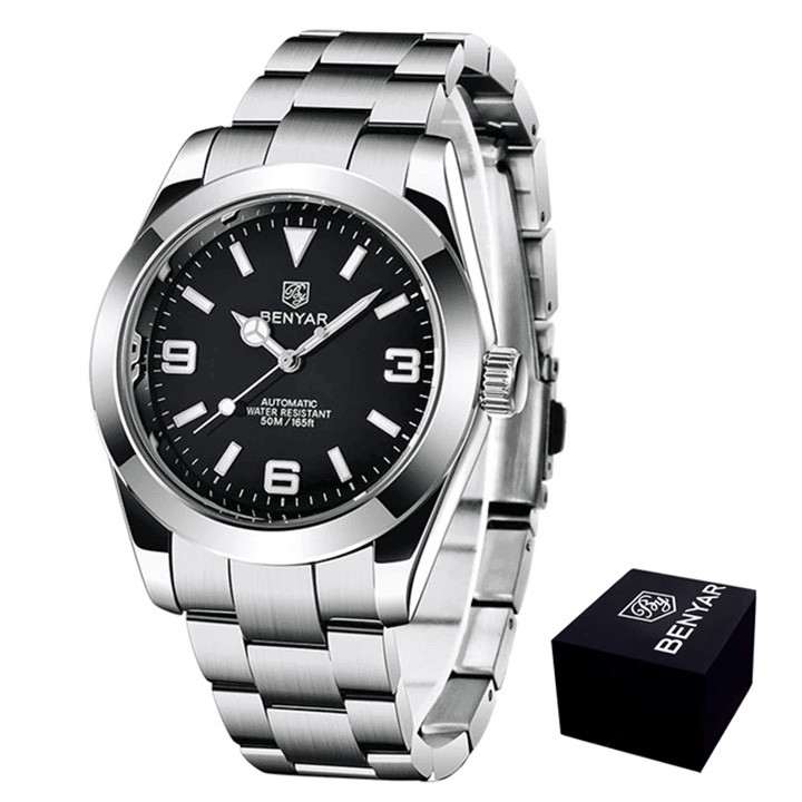 Чоловічі Годинники Benyar BY-5177 Black