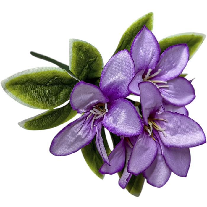 Штучні квіти букет лілії бордюрні, 18см, фото 1