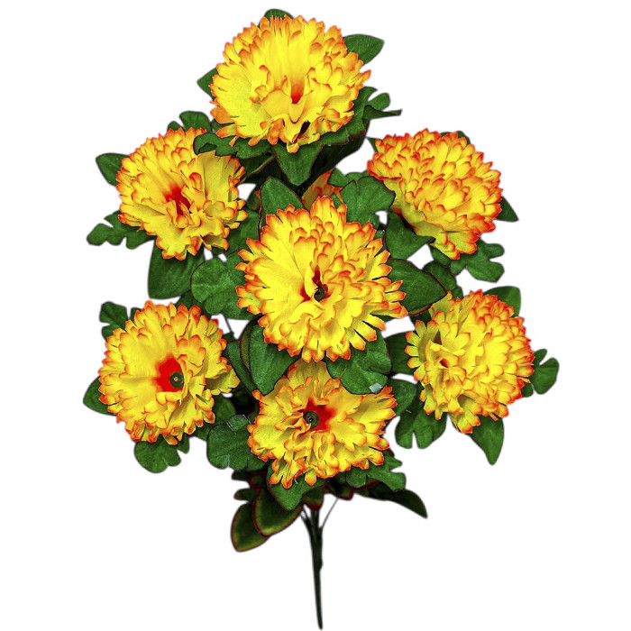 Штучні квіти букет гвоздики Вісімка, 41см, фото 1