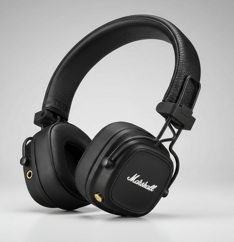 Накладні навушники Marshall для телефону та ПК, фото 1