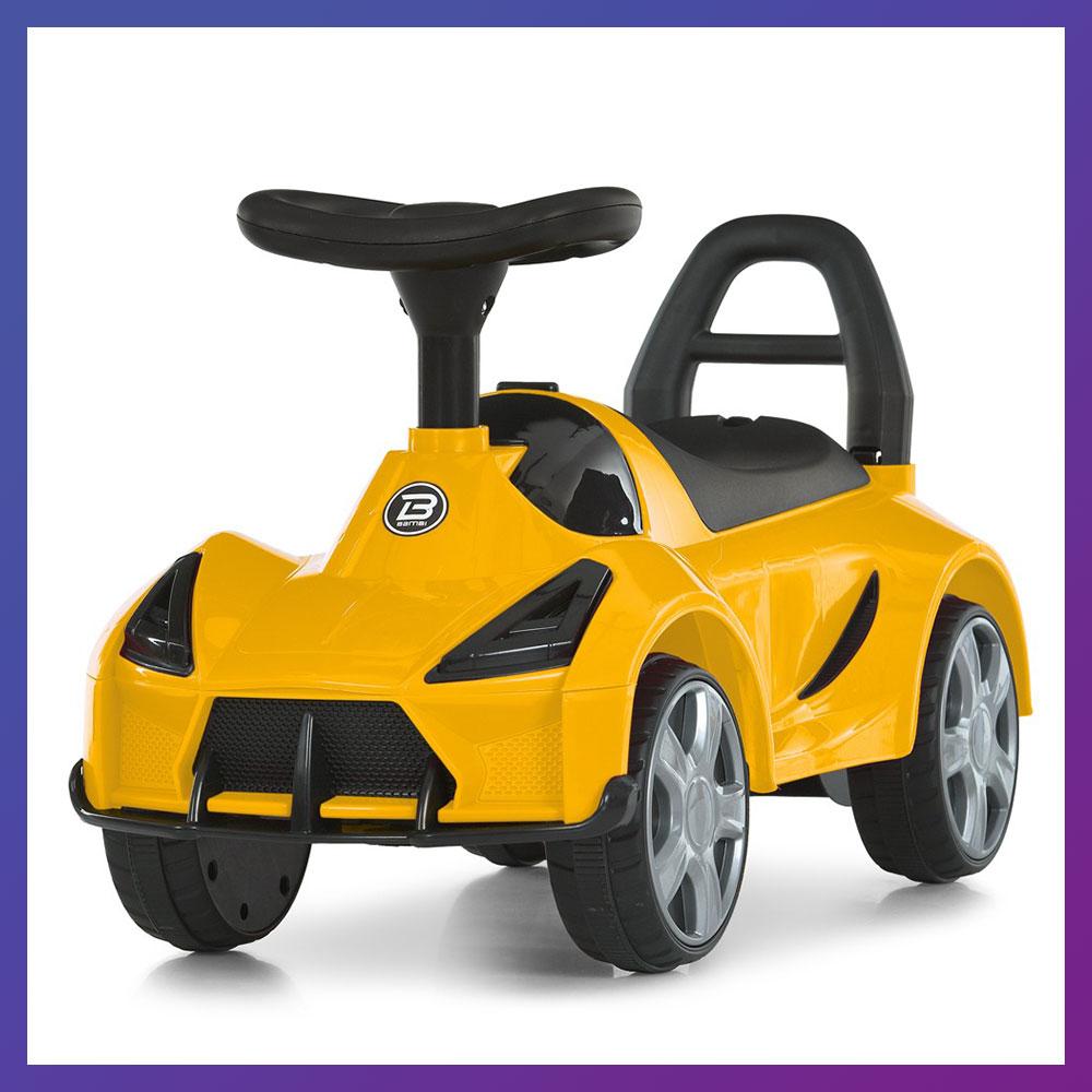 Дитяча каталка-толокар Bambi M 6299-6 з музичними та світловими ефектами Жовтий, фото 1