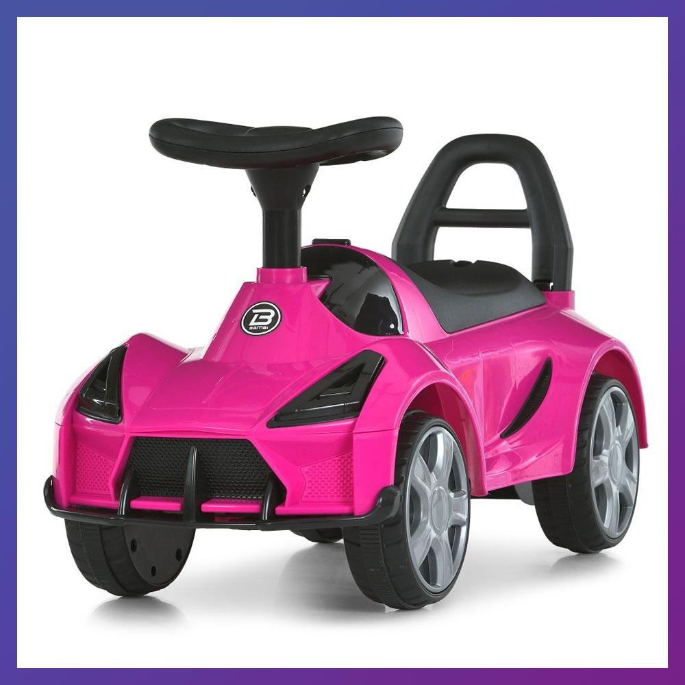 Дитяча каталка-толокар Bambi M 6299-8 з музичними та світловими ефектами Рожевий, фото 1