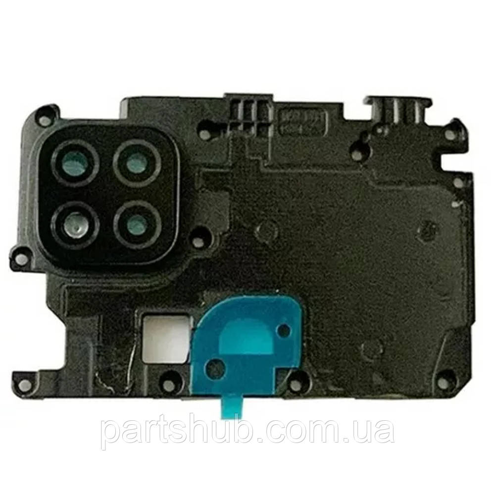 Скло камери Xiaomi Redmi 9C, Redmi 9C NFC, Poco C3 (чорне з рамкою), фото 1