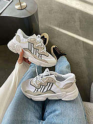 Ozweego white reflective 36