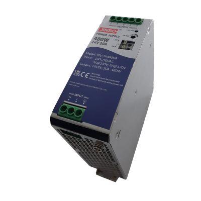 Блок живлення 24вольт 480вт 20а JDV-24480DR  негерметичний на DIN рейку IP33 JINBO  22158