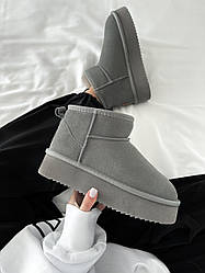 ULTRA MINI PLATFORM COOL GREY SUEDE 🧡 (10) 38