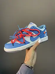 NIKE SB DUNK x OFF WHITE | BLUE / ORANGE LACES premium (3) 36