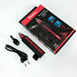 Електричний тример для волосся в носі, Тример чоловічий для носа і вух брів носа KF-70, фото 7