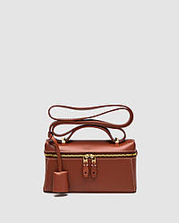 💎 Loro Piana Extra Bag 19 Ginger Leather 20 х 11 х 7 см