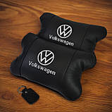 Подушка підголівник для поїздок в машині Volkswagen, Декоративна подушка підголівник HB-31, фото 7