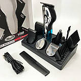 Машинка для стрижки волосся бездротова GEMEI GM-562, Машинка для стрижки чоловіча ZG-81, фото 8