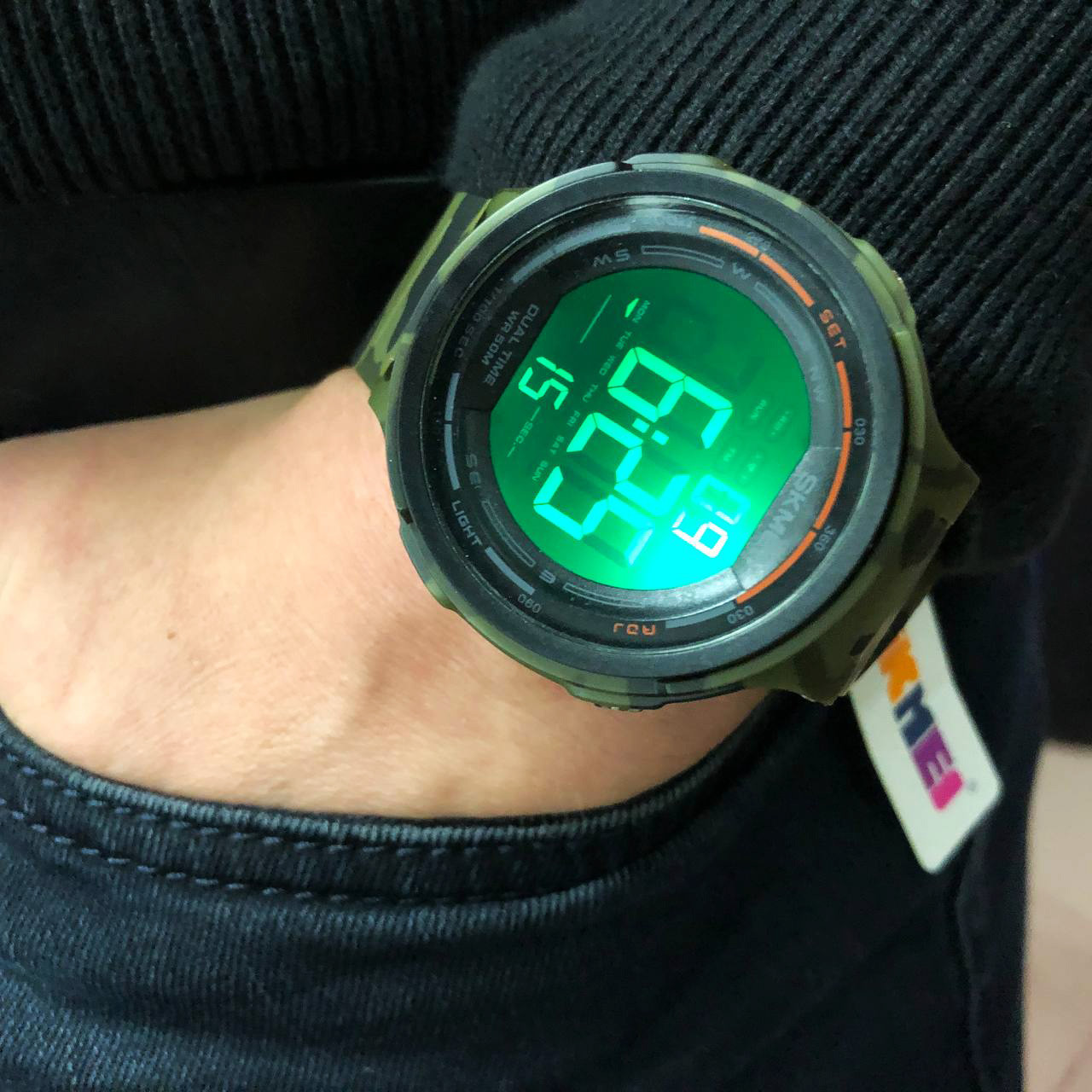 Військові годинники для військовослужбовців SKMEI, Водонепроникні наручні годинники для чоловіків HT-34, фото 1