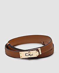 💫 Hermes Kelly 18 Belt Brown Leather Рег. від 57 до 103 см х 2 см
