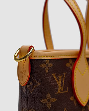 💎 Louis Vuitton Monogram Neverfull BB Beige 21 х 14 х 7 см, фото 2