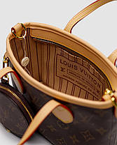 💎 Louis Vuitton Monogram Neverfull BB Beige 21 х 14 х 7 см, фото 3