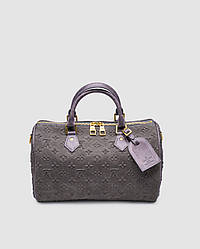 💎 Louis Vuitton Speedy Bandoulière 30 Grey Suede 30 х 20 х 15 см