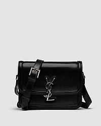 💎 Yves Saint Laurent Solferino Black Lacquered/Silver 18.5 х 14 х 5 см