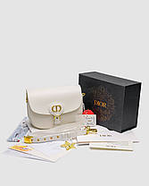 💎 Dior Bobby Bag Cream Smooth Skin 22 х 17 х 6.5 см, фото 4