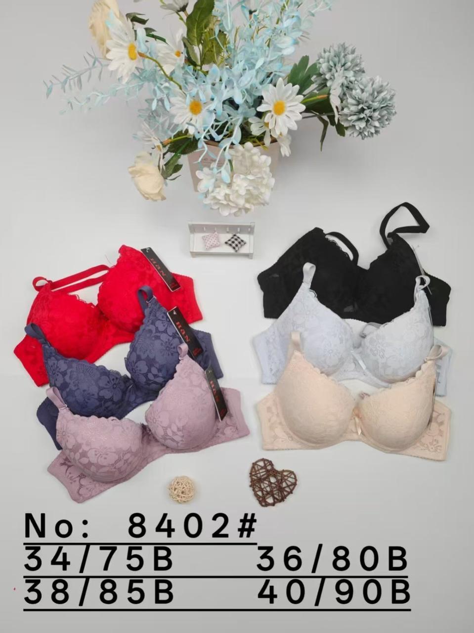 Бюстгальтер Han велика квітка чашка B Чорний, фото 1