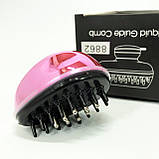 Гребінець для догляду за волоссям, масажний аплікатор для лікувальних олій 30мл LA-49, фото 2