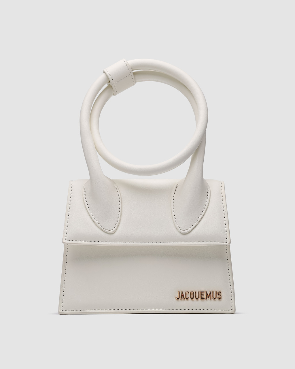 💎 Jacquemus Le Chiquito Noeud Bag White 18 х 13 х 8 см