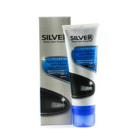 Крем-фарба для взуття ЧОРНА в тюбику з губкою Silver (75мл.)