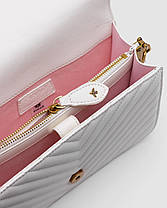 💎 Pinko Classic Love Bag Bell Simply White 24 х 15 х 7 см, фото 3