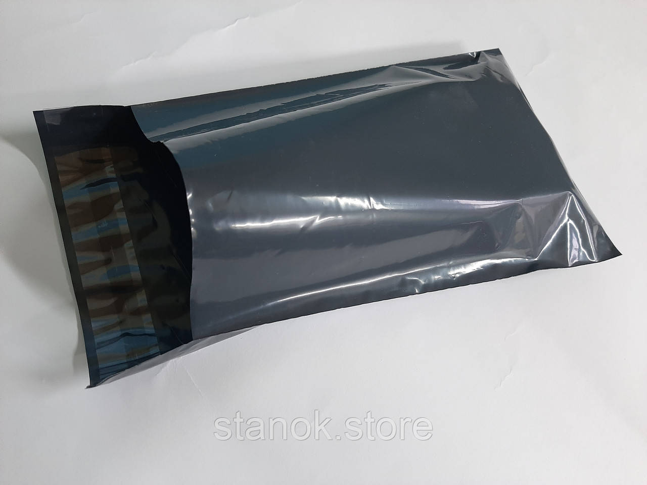 Кур'єрський пакет 240*320 мм сірий 60 мкм поштучно, фото 1