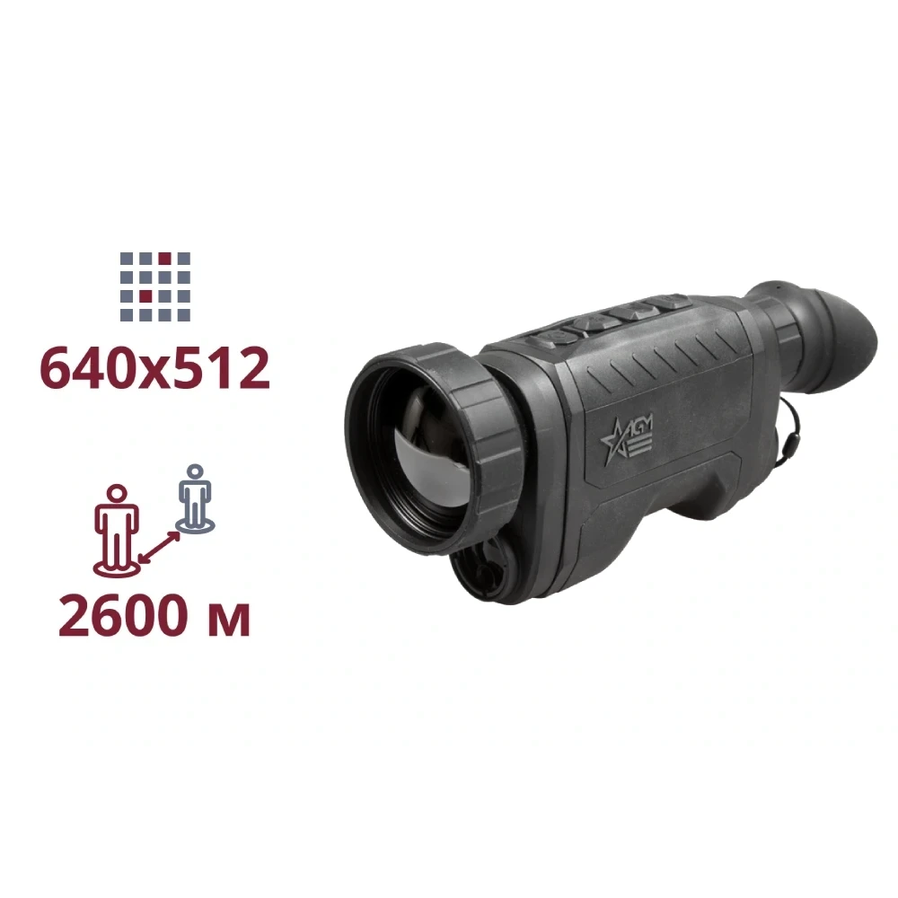 ТЕПЛОВІЗІЙНИЙ МОНОКУЛЯР AGM Reach IR LRF 50-640, фото 1