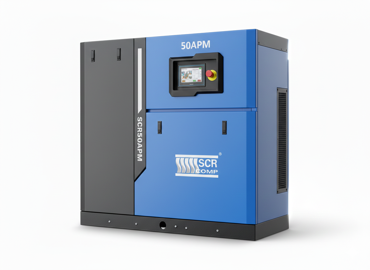 Гвинтовий компресор SCR30APM 8 бар, 22 кВт, VSD, фото 1