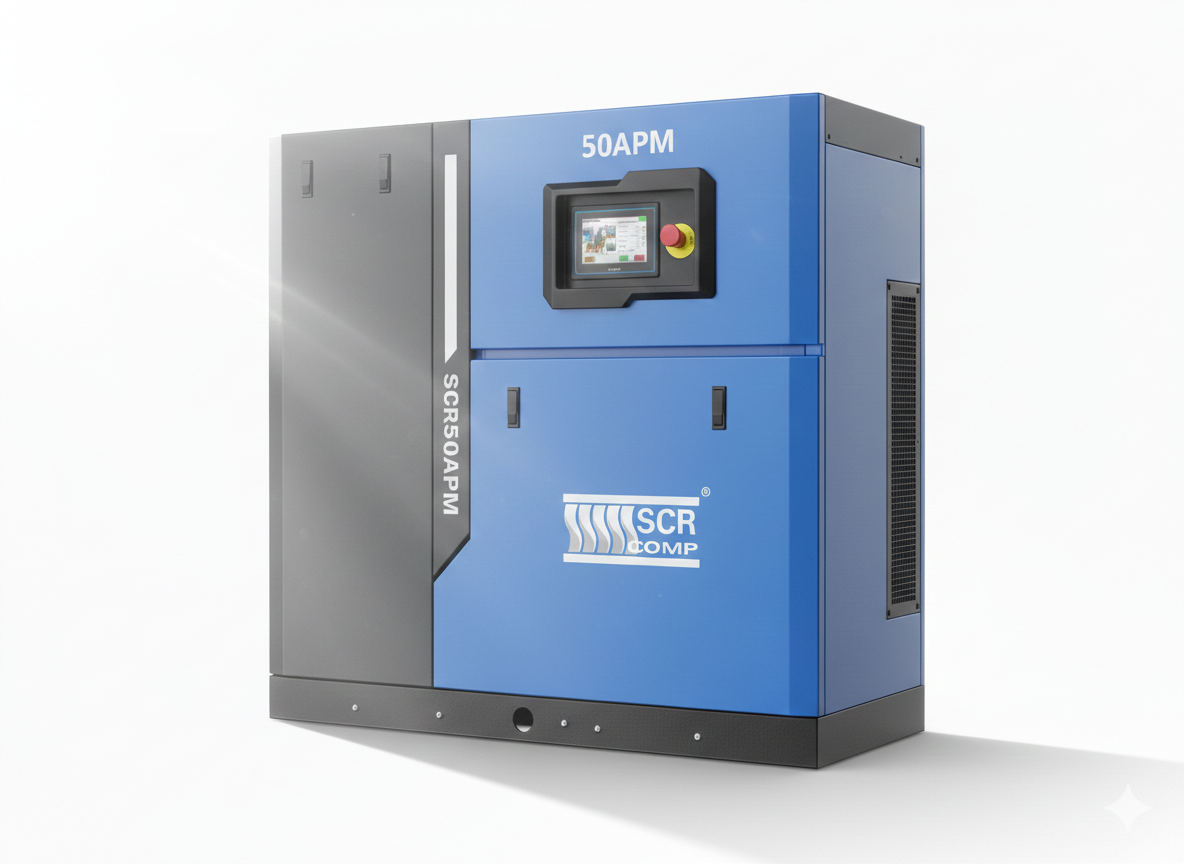 Гвинтовий компресор SCR100APM 7 бар, 75 кВт, фото 1