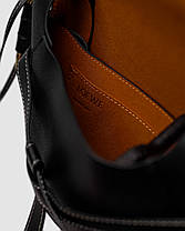 💎 Loewe Gate Small leather and Jacquard Shoulder Bag Black, фото 3