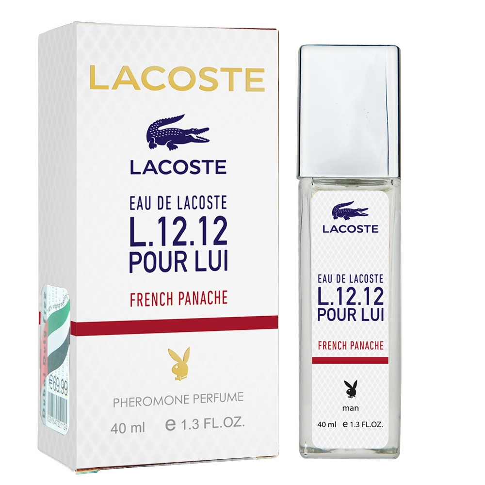 Lacoste Eau De Lacoste L.12.12 Pour Lui French Panache Pheromone Parfum чоловічий 40 мл, фото 1