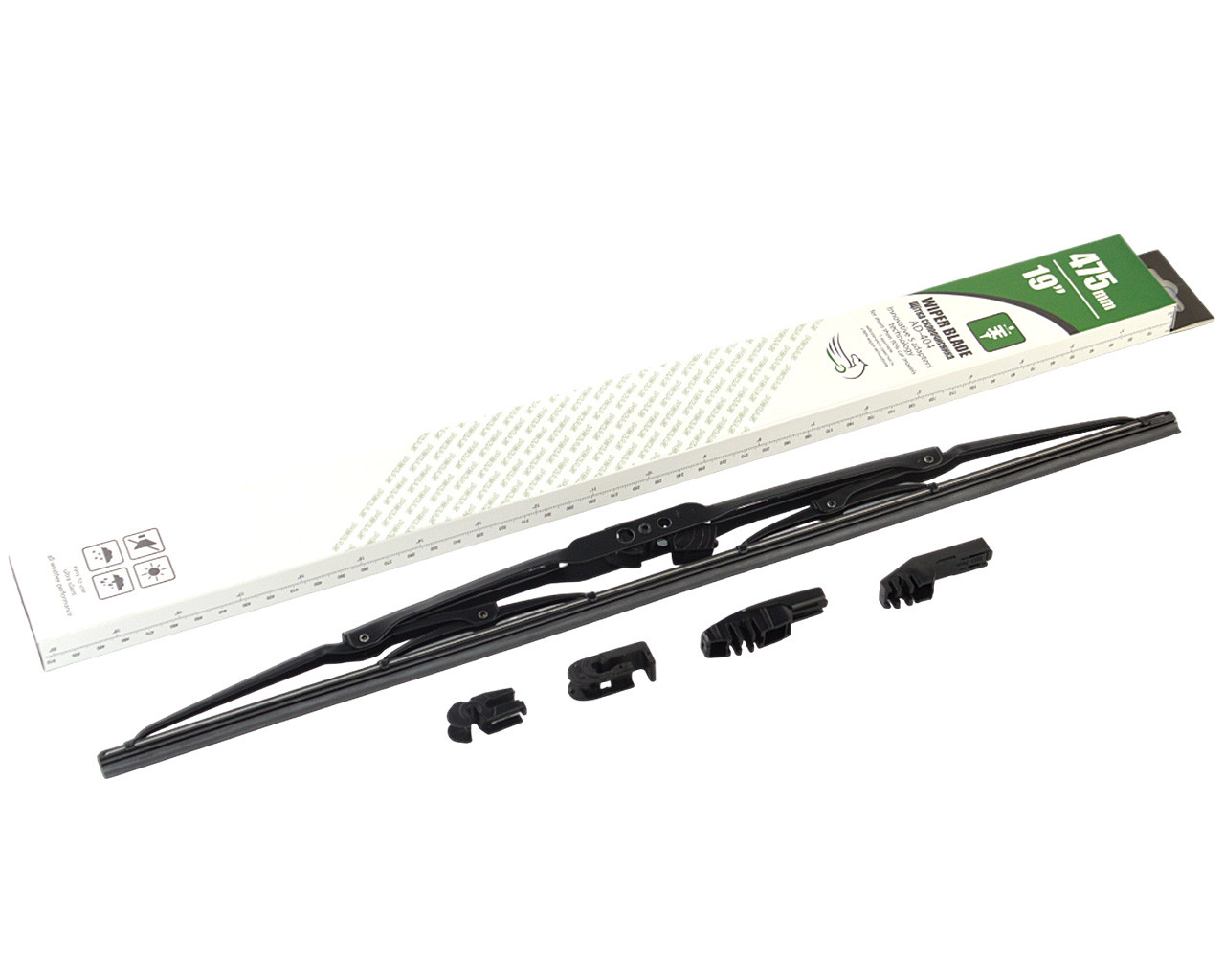 Щітка склоочисника 475 мм 19" (5 адаптерів) Lanos, Lacetti прав.