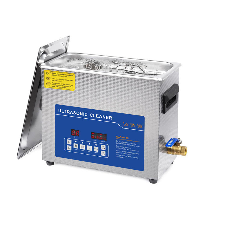 Ультразвукова мийка з підігрівом 6л Ультразвукові ванни УЗ мийка 180Вт Ванна ультразвукового очищення, фото 1