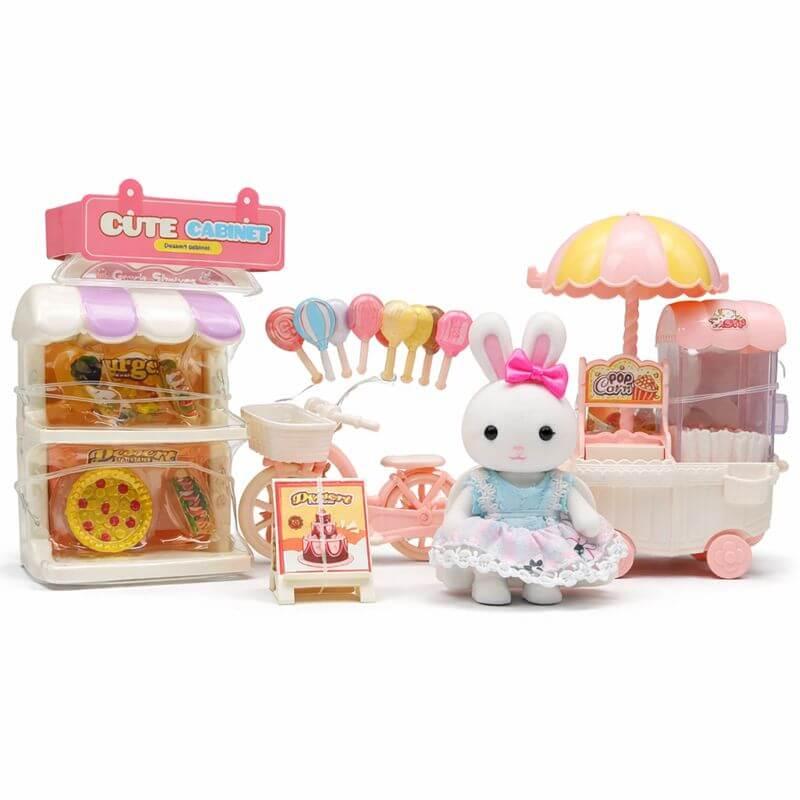 Ігровий набір Флоксові зайці «Бутік десертів» 6693 з фігуркою, фото 1