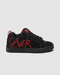 ⭐️ DC Court Graffik x Slayer Skate Shoes Low-Top Black/Red 37