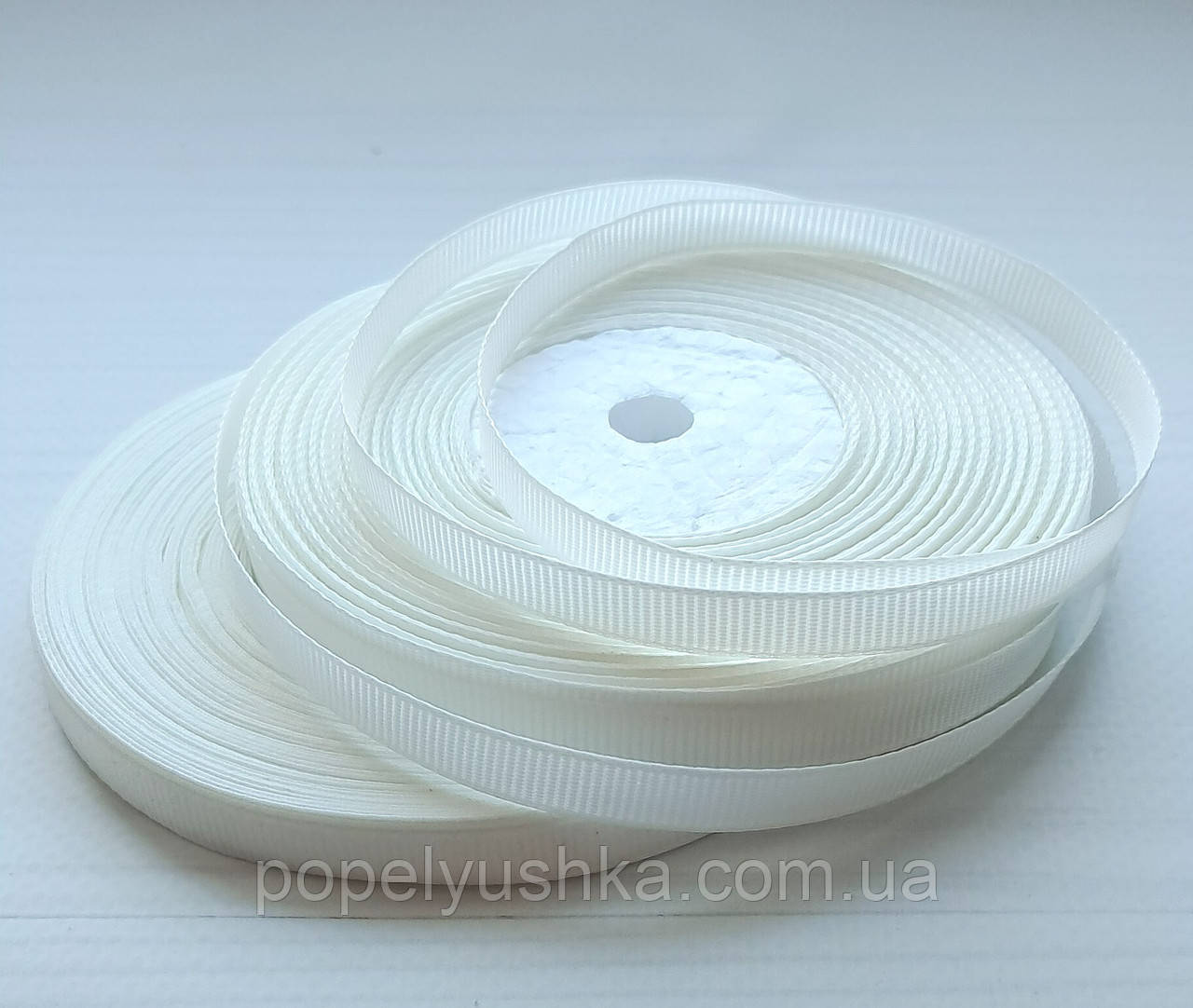 Стрічка репсова 0,6 см айворі, фото 1