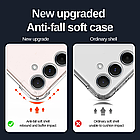 Чохол прозорий для Samsung S25 Plus з посиленими кутами, фото 7