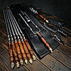 Набір шампурів у шкіряному чохлі «Фауна-2», фото 2