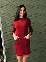 Тепла сукня з двосторонньої ангори "Debra" оптом | Норма