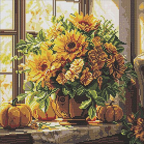 Набір з алмазною мозаїкою "Там де сонце" 40х40см, фото 1