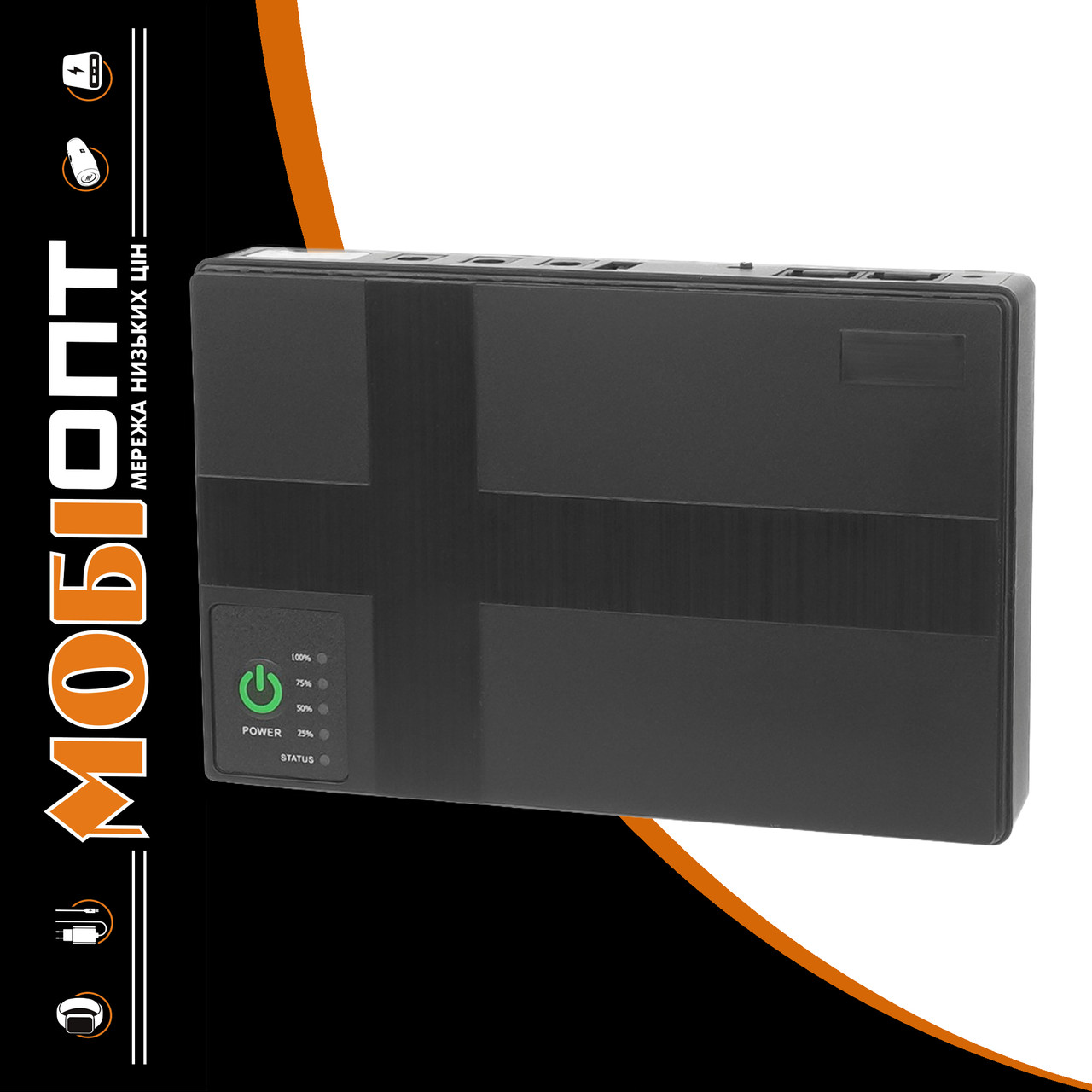 ДБЖ DC 1018P USB 5V/9V/12V UPS 10400mAh black