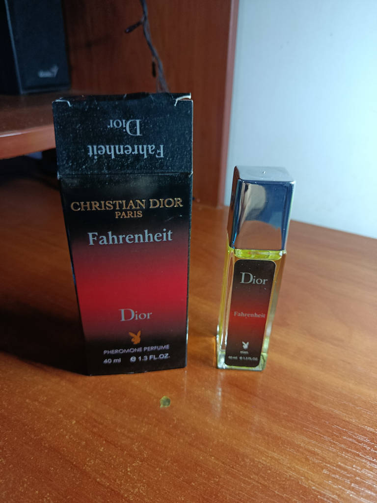 Мужская парфюмированная вода с феромонами Dior Fahrenheit, 40 ml - фото покупателей 1
